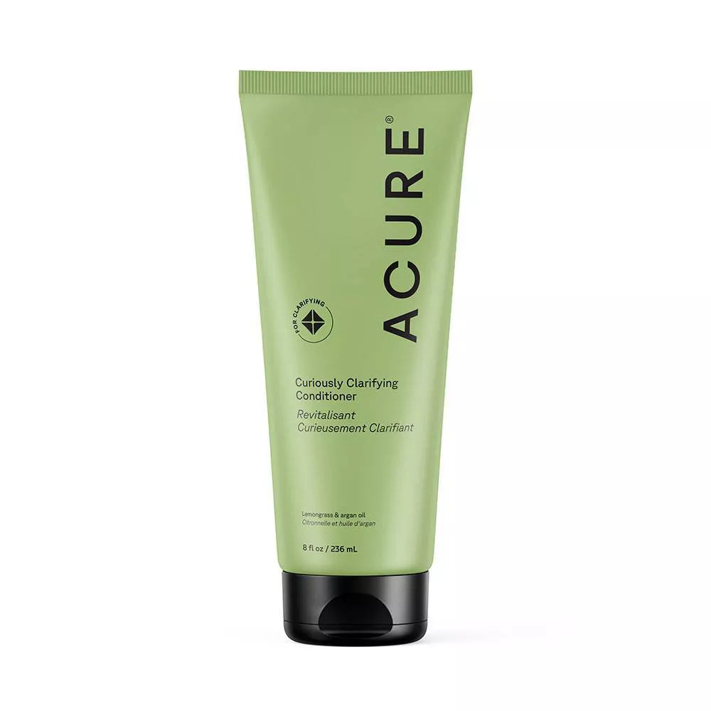 Acure Curiously Clarifying Conditioner lemongrass argan oil vegan conditioner bottle 236ml