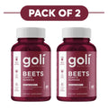 Goli Nutrition Beets Cardio Gummies CoQ10 100mg 60 Count Pack of 2
