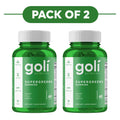 Goli Nutrition Supergreens Gummies 60 Count Pack of 2