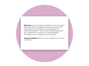 Supplement facts panel for women's herbal and vitamin complex.