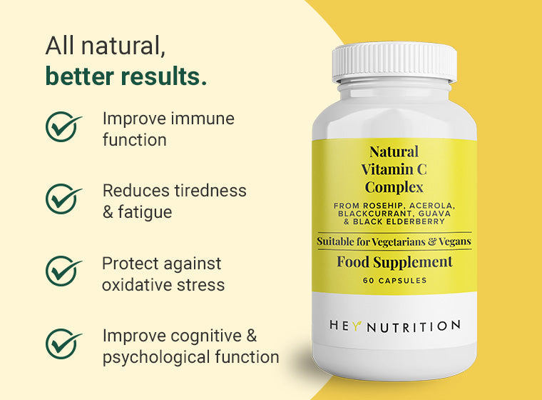 Hey Nutrition Natural Vitamin C Complex