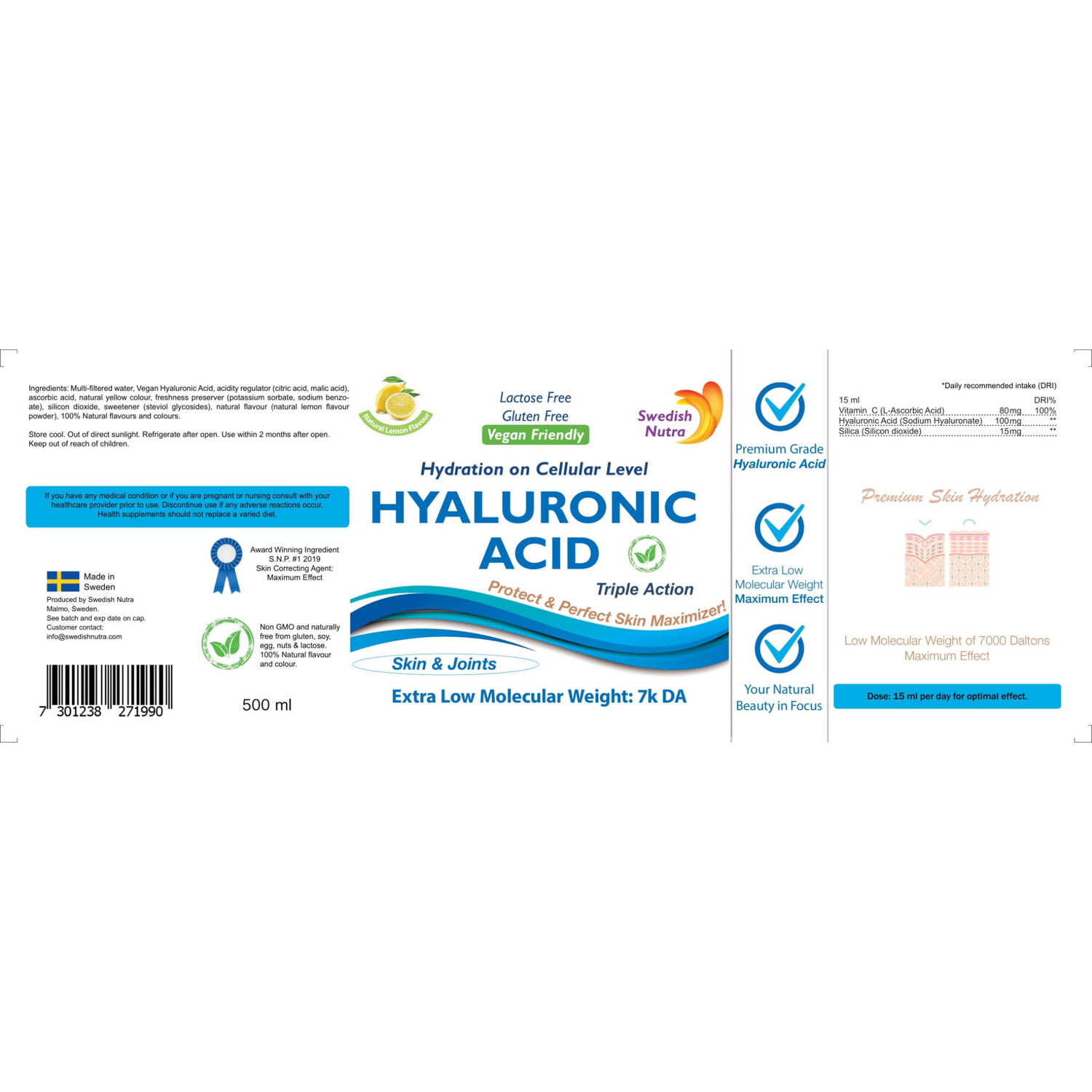 swedish nutra hyaluronic acid