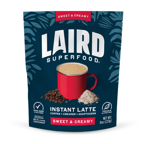 Laird Sweet and Creamy Instant Latte with Adaptogens