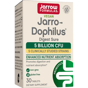 Jarrow Formulas Jarro-Dophilus® Digest Sure 5 Billion CFU 30 Tablets.