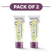 Jack N' Jill Natural Certified Toothpaste Blackcurrant 50g Pack of 2