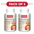 Jarrow Formulas Colostrum Prime Life 400mg 120 Veggie Capsules Pack of 2
