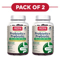 Jarrow Formulas Probiotic Prebiotic 2 Billion Blackberry 50 Gummies Pack of 2