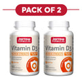 Jarrow Formulas Vitamin D3 125mcg 5000IU 100 Softgels Pack of 2