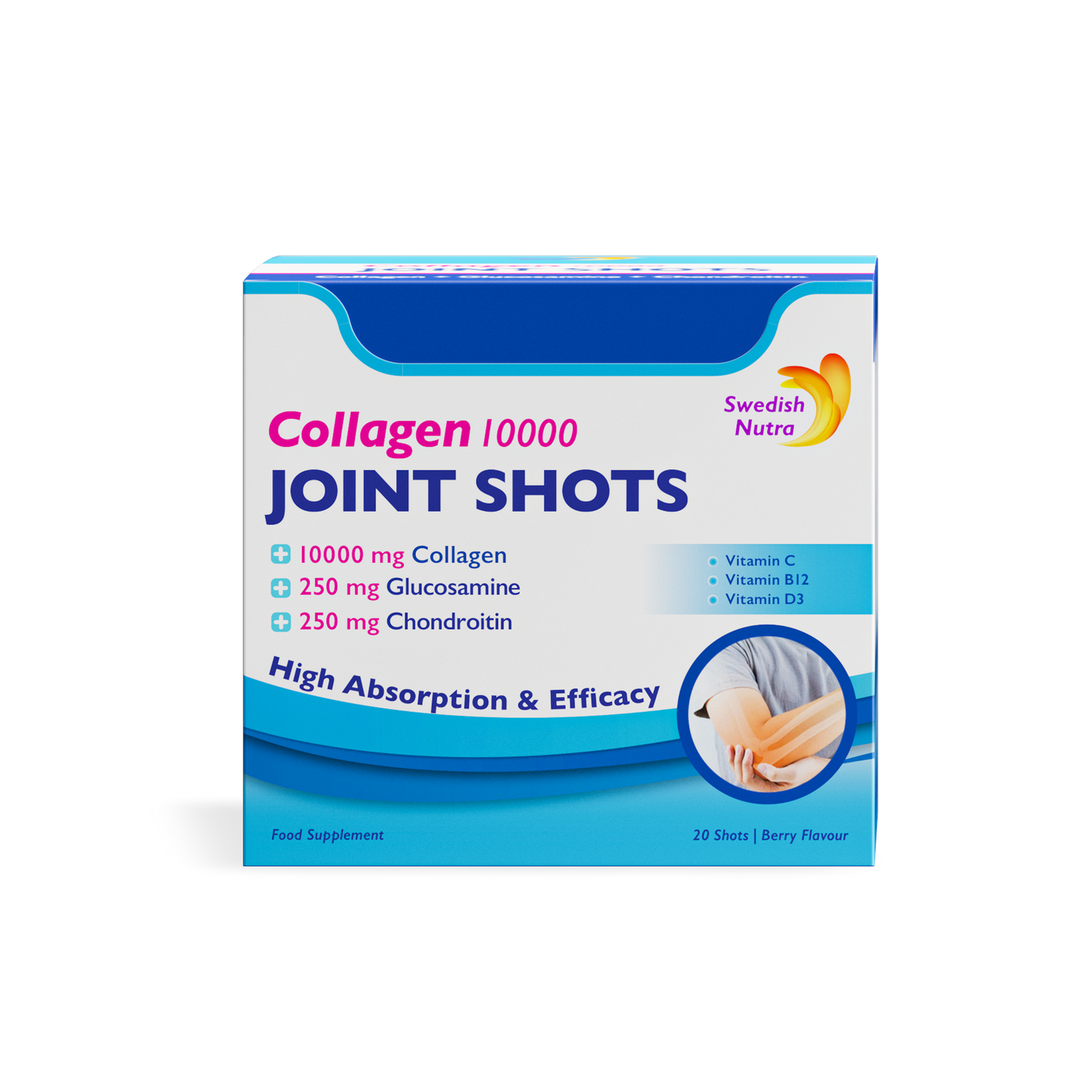 Swedish Nutra Collagen 10,000 Joint Shots