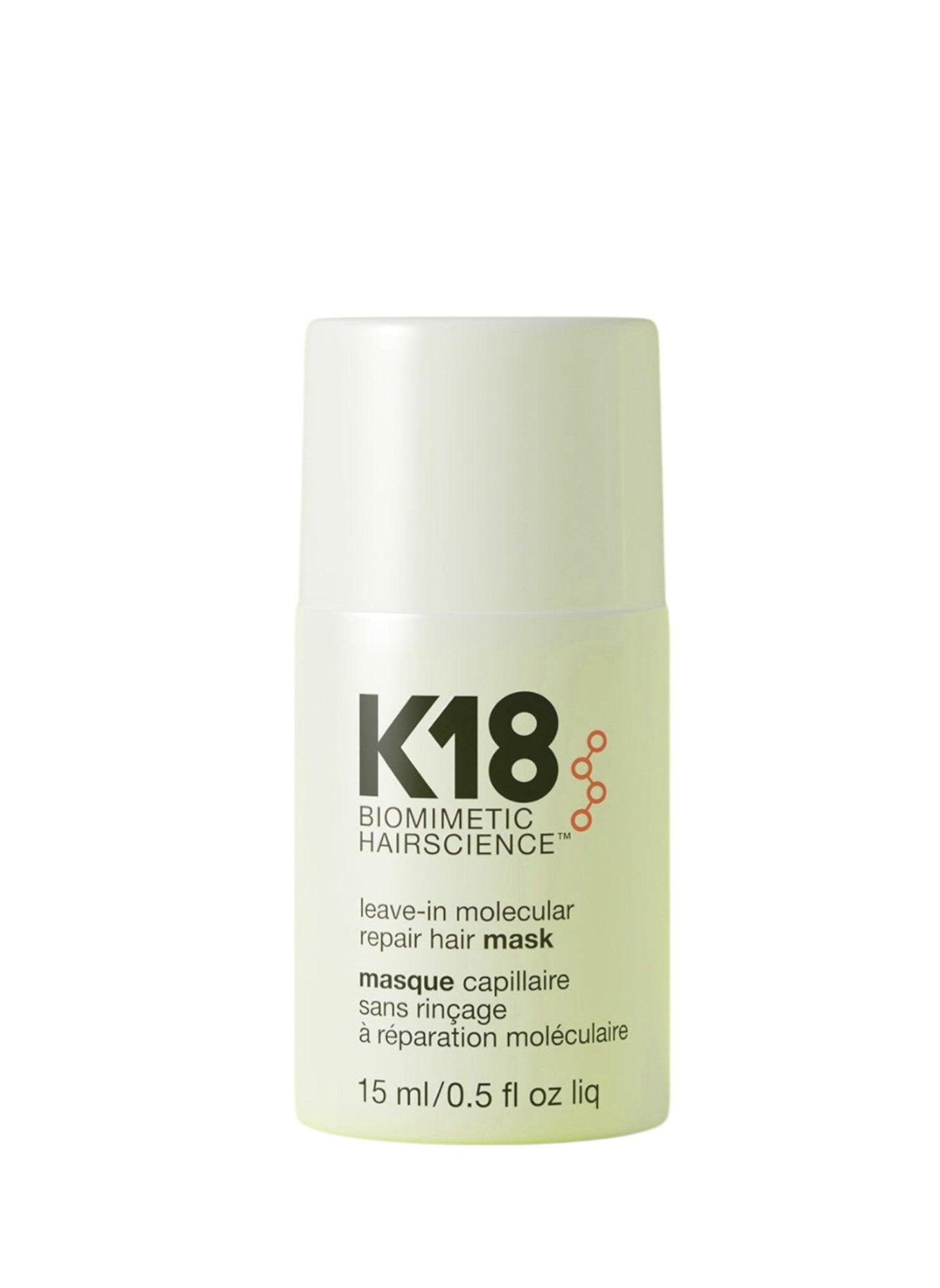 K18 Mini Leave-In Molecular Repair Hair Mask - 15ml | Advanced Hair ...
