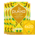 Pukka Organic Lemon, Ginger & Manuka Honey Herbal Tea 34g - 20 Sachets