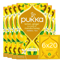Pukka Organic Lemon, Ginger & Manuka Honey Herbal Tea 34g - 20 Sachets