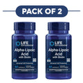 Life Extension Alpha-Lipoic Acid with Biotin 60 Capsules Pack of 2
