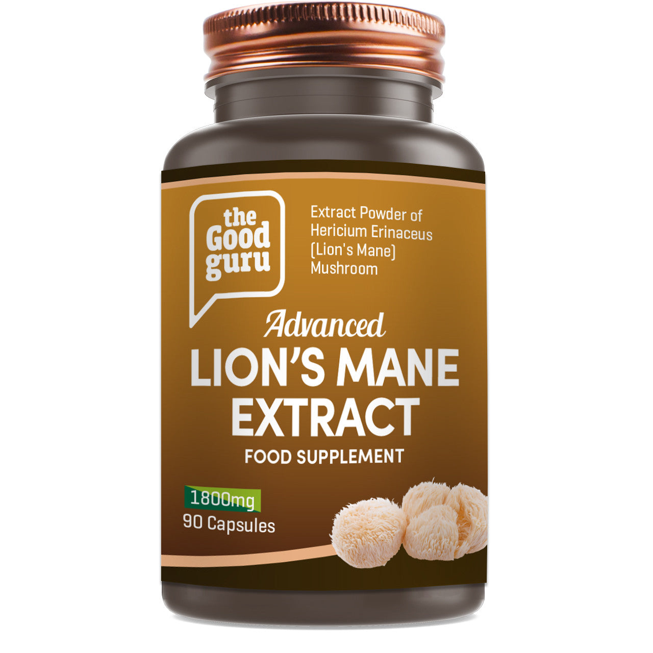 The Good Guru Lion’s Mane Mushroom Extract