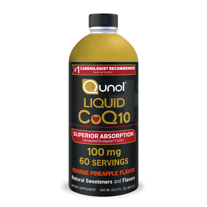 Qunol® Liquid CoQ10, 100 mg - Orange Pineapple.