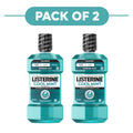 Listerine Cool Mint Antiseptic Mouthwash Intense Mint 500ml Pack of 2