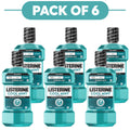Listerine Cool Mint Antiseptic Mouthwash Intense Mint 500ml Pack of 6