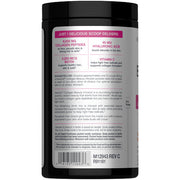 Nutrition label for NeoCell Beauty Infusion collagen powder supplement and barcode.