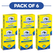 MacuShield Original+ Lutein Vitamin B2 30 Capsules Pack of 6