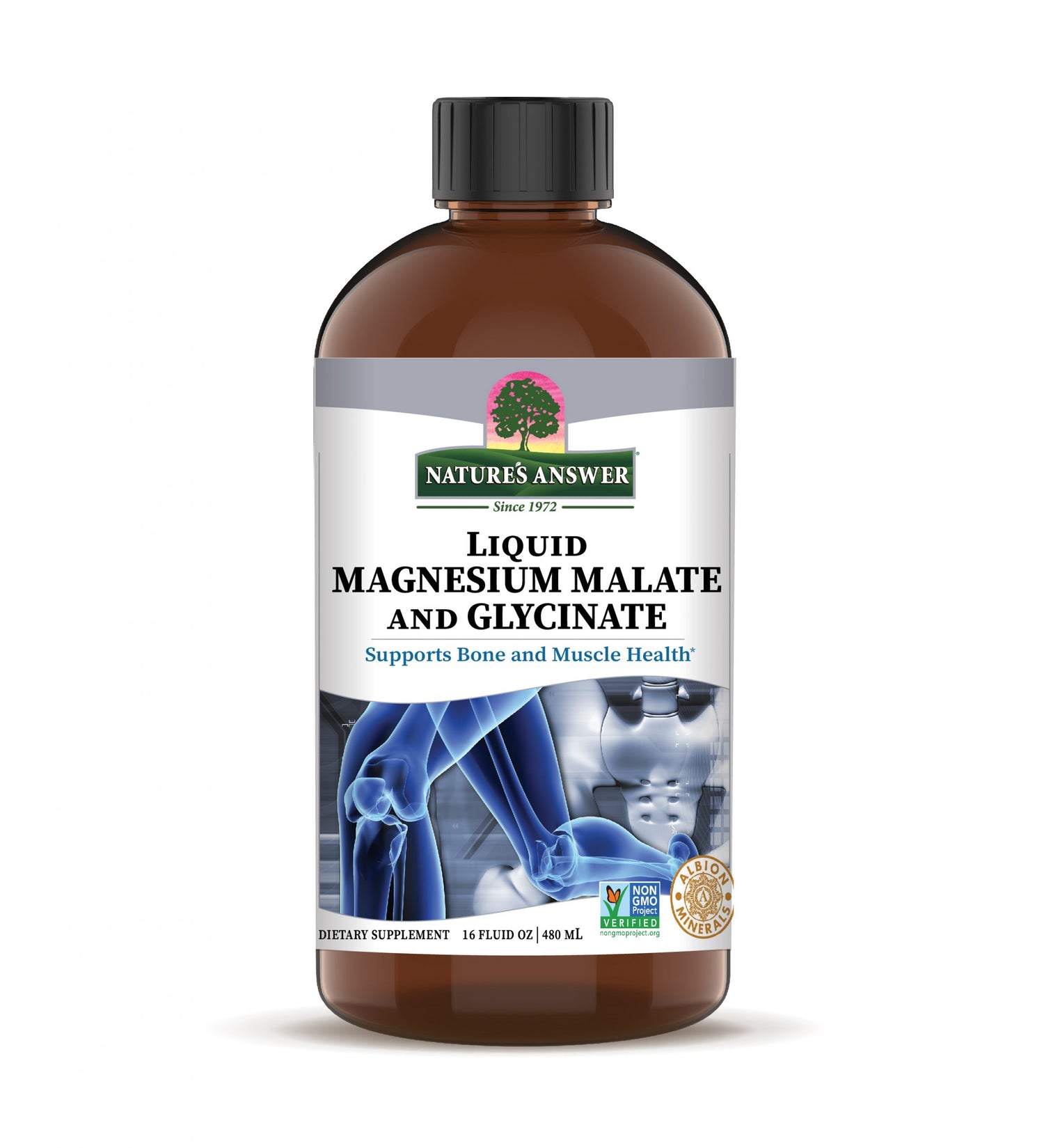 NATURE'S ANSWER Liquid Magnesium Malate & Glycinate