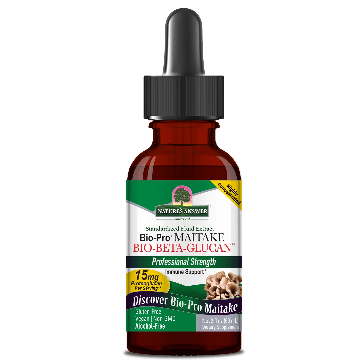 NATURE'S ANSWER Bio Pro Maitake Liquid Extract