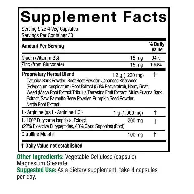 Nature’s Answer Male Complete – 120 Veg Capsules