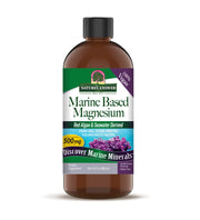 Bottle of Nature's Answer Marine Based Magnesium supplement on a white background
