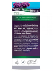 Marine Minerals packaging with purple and blue design