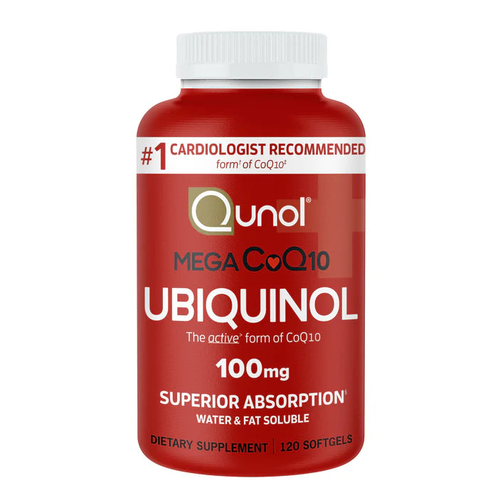 Qunol® Mega CoQ10 – Ubiquinol, 100 mg.