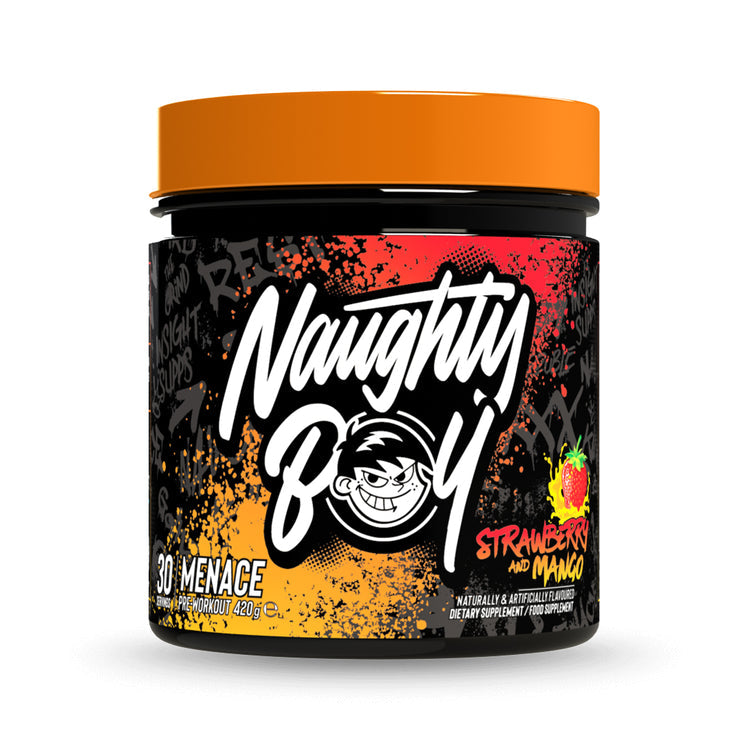 Naughty Boy Menace® Pre-Workout Strawberry Mango, 420g