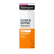 Neutrogena Clear & Defend Oil-Free Moisturiser 50ml bottle.
