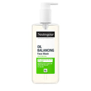 Neutrogena Oil Balancing Face Wash 200ml bottle, green and white packaging.