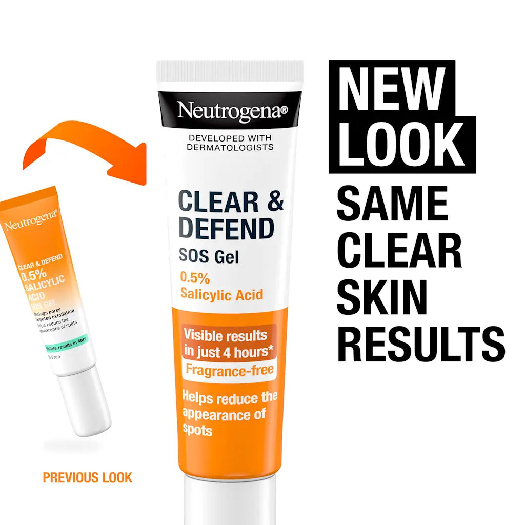 Neutrogena Clear & Defend Targeted Gel 15ml - 0.5% Salicylic Acid Formula
