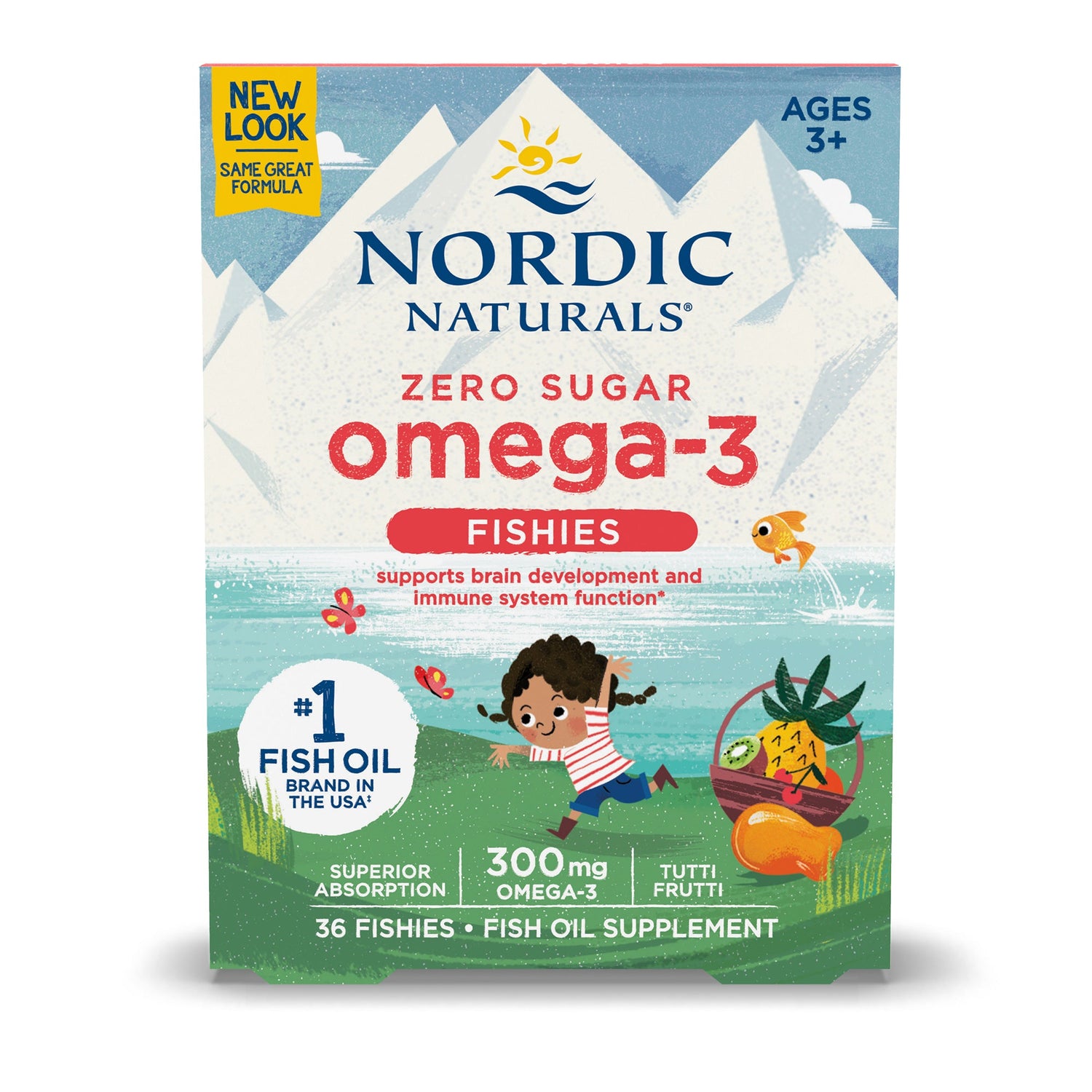 Nordic Naturals Zero Sugar Omega-3 Fishies