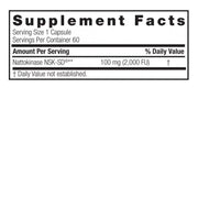 Nature’s Answer – NSK-SD Nattokinase – 100mg (2,000 FU) – 60 Capsules