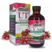 Nature’s Answer UT Answer cranberry liquid supplement 120ml box & bottle front label