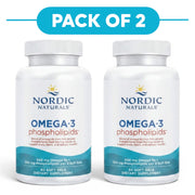 Nordic Naturals Omega-3 Phospholipids 60 Soft Gels Pack of 2