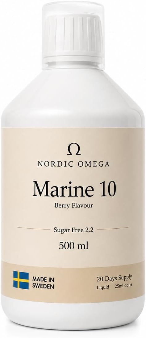 Nordic Omega Marine Collagen 10 Sugar Free Berry Flavour 500ml