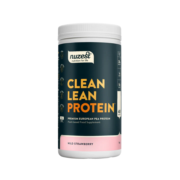 Nuzest Clean Lean Pea Protein Powder tub, Vegan & Allergen-Free. 1kg