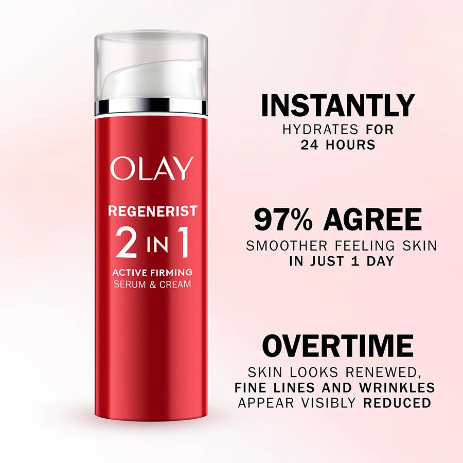 Olay Regenerist 2-in-1 Active Firming Day Serum Cream - 50 ml