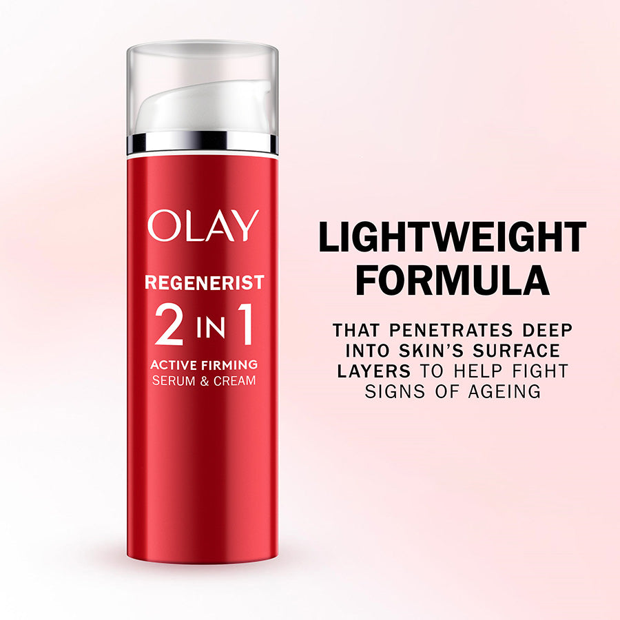 Olay Regenerist 2-in-1 Active Firming Day Serum Cream - 50 ml