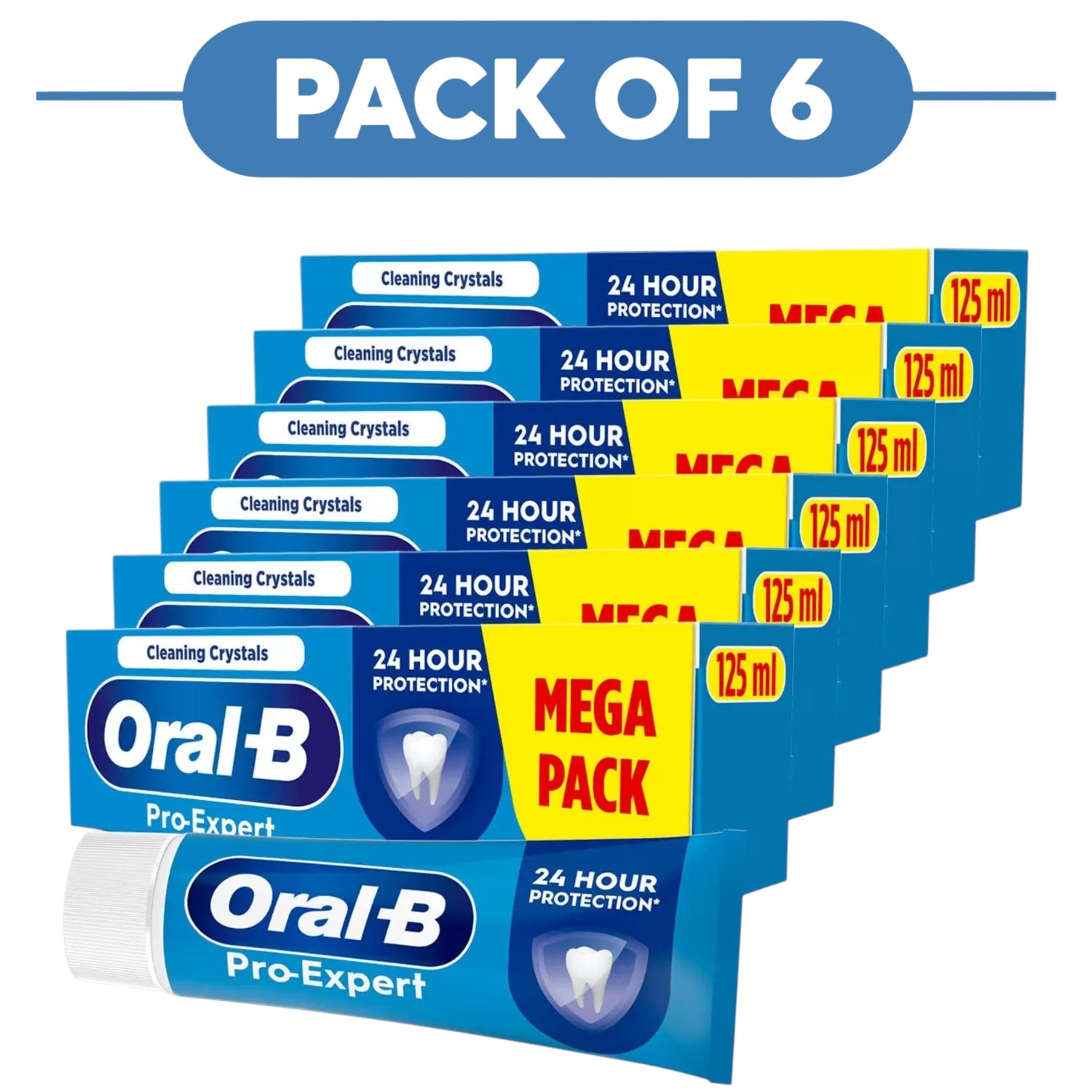 Oral B Pro Expert Professional Protection Toothpaste 125ml Pack of 6