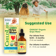 ChildLife Essentials Organic Gripe Water  Liquid Formula, 59ml