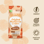 Four Sigmatic Original Mushroom Half Caf Ground Coffee - 283g