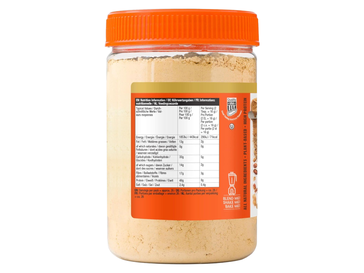PBfit Peanut Butter Powder, Original 425g supplement facts