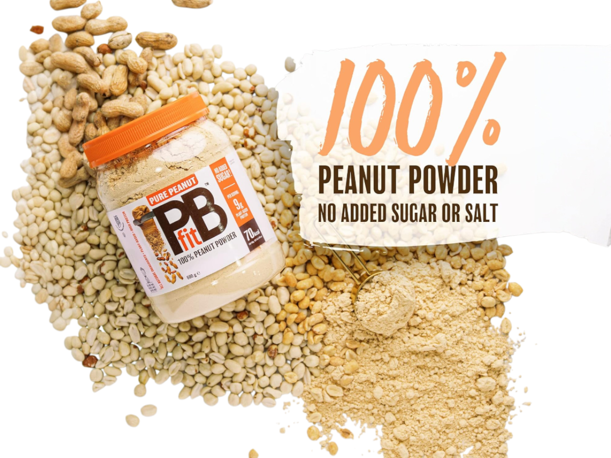 PBfit Pure Peanut Powder 680g, 100% peanut powder