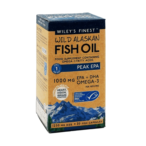 Wiley's Finest Peak EPA Wild Alaskan Fish Oil (30 caps)