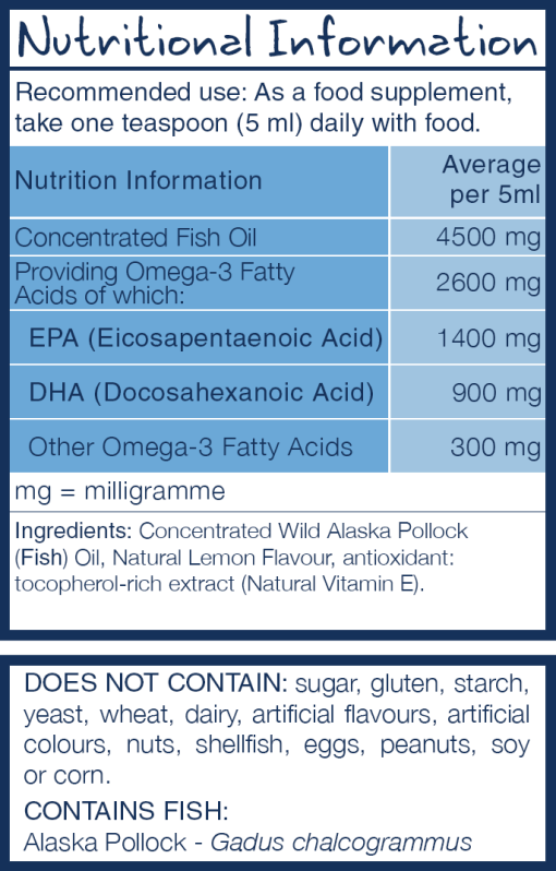 Wiley's Finest Peak Omega-3 Liquid (25 servings)