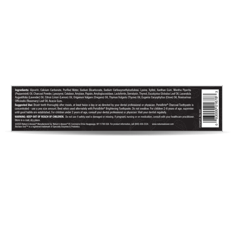 Back of a toothpaste tube with ingredients list and barcode on a white background