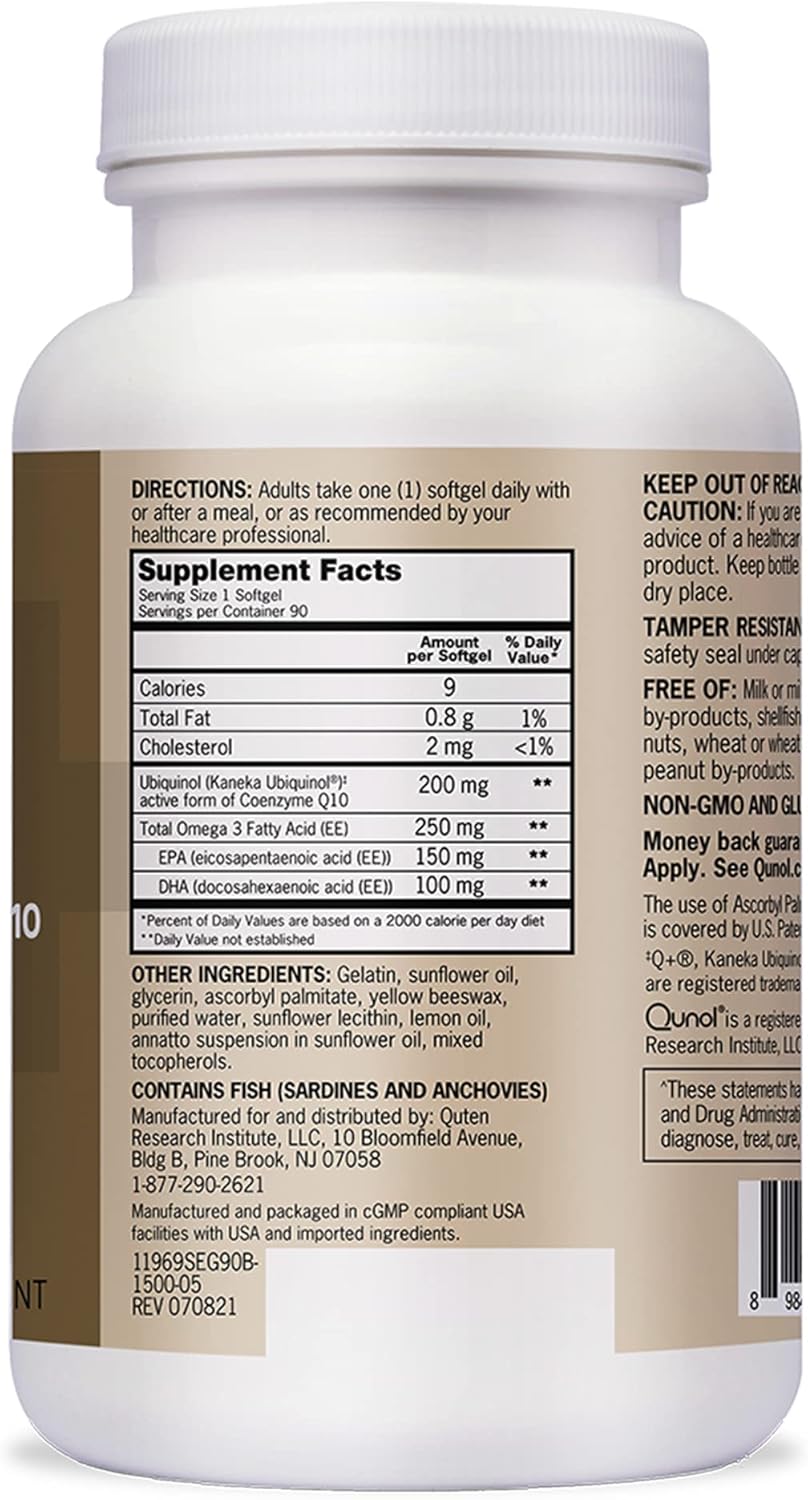 Qunol Ultra CoQ10 – 100 mg (30-120 Softgels)